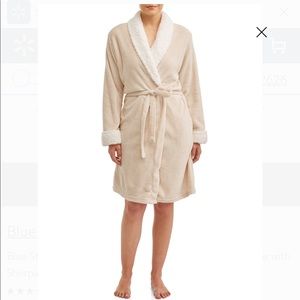 Blue star clothing company furry robe